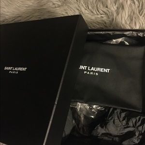 Saint Laurent combat boots